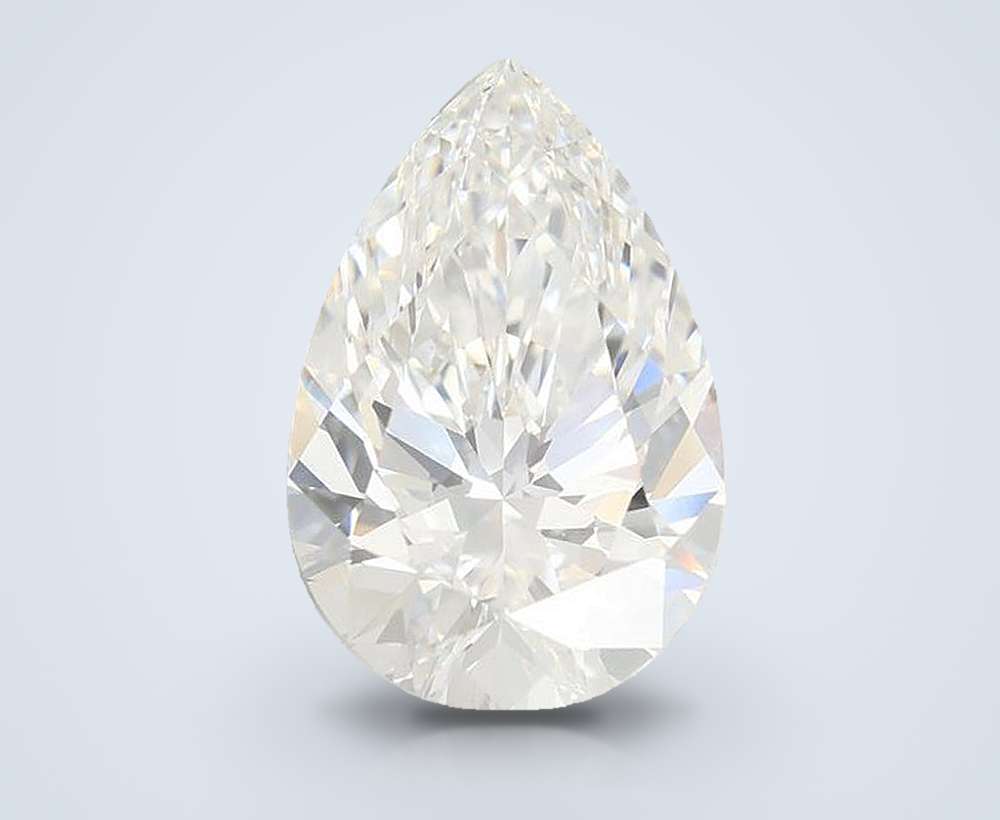 4.00 Carat Pear Lab Diamond
