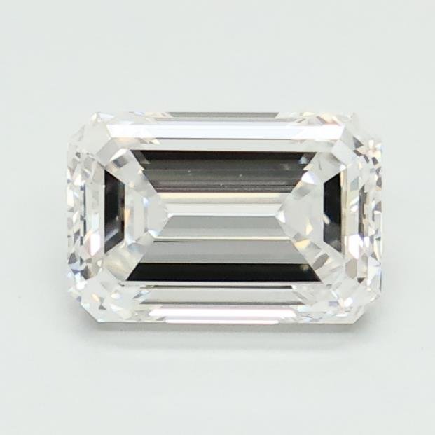 1.10ct D VVS2 Rare Carat Ideal Cut Emerald Lab Grown Diamond
