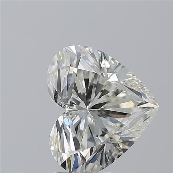 4.51ct J SI2 Rare Carat Ideal Cut Heart Diamond