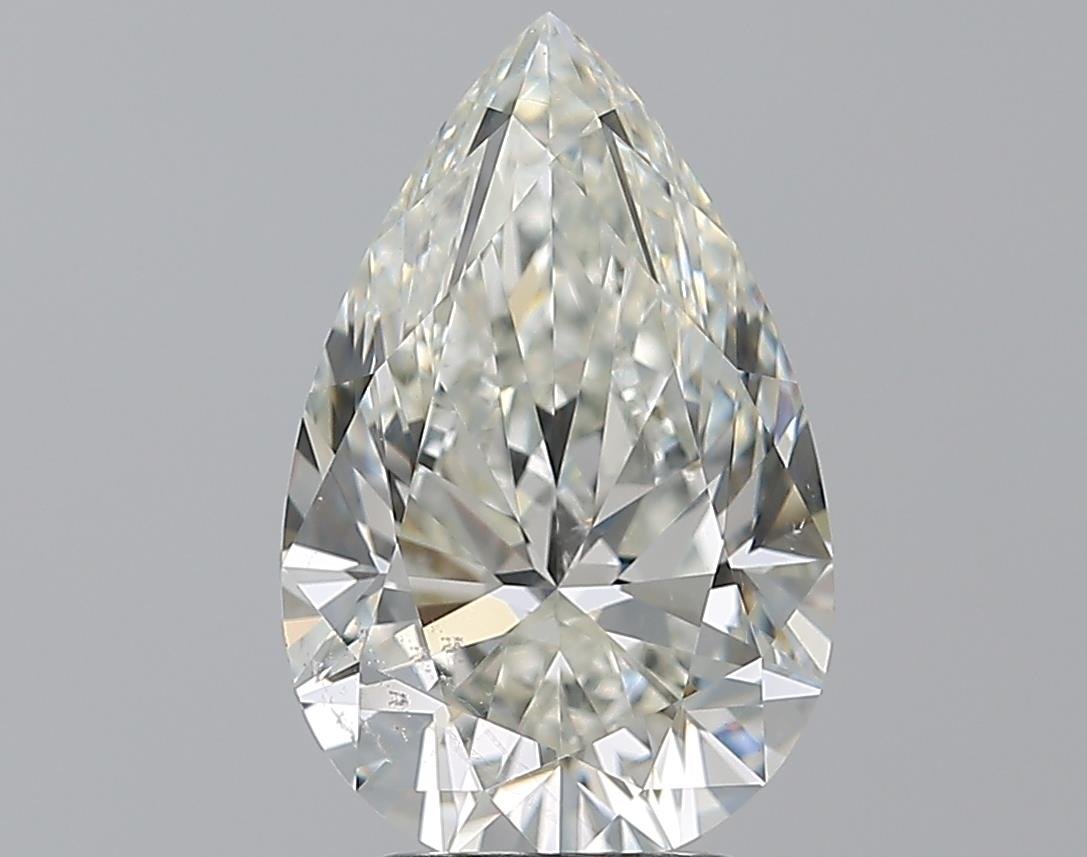 3.51ct I SI2 Rare Carat Ideal Cut Pear Diamond