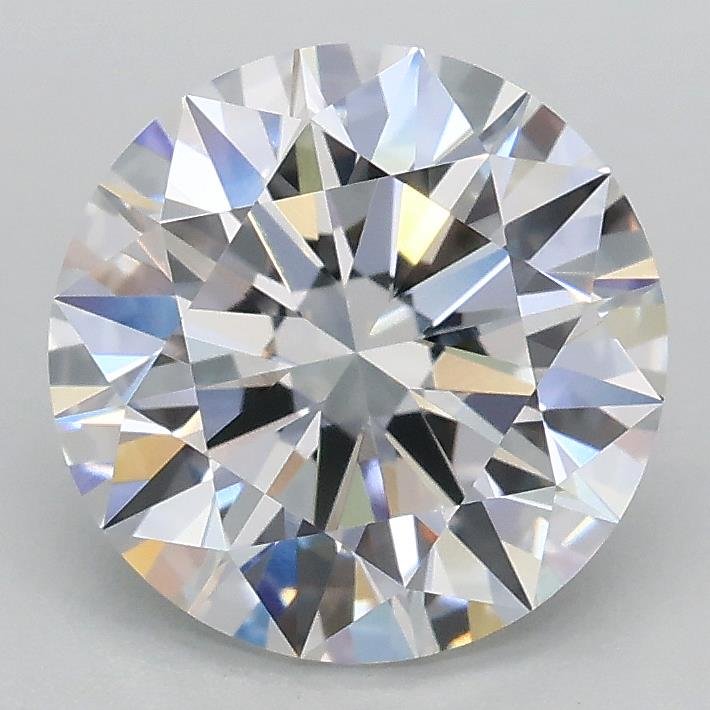 2.02ct D VVS2 Rare Carat Ideal Cut Round Lab Grown Diamond