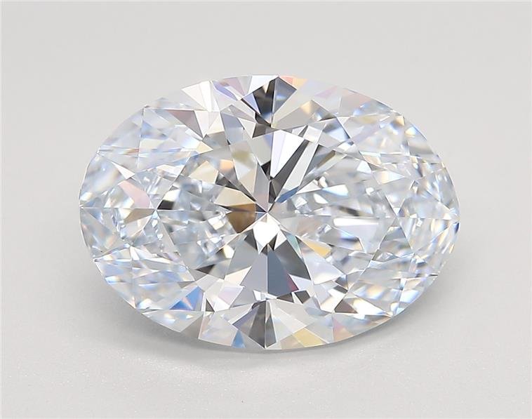 4.42ct G VVS2 Rare Carat Ideal Cut Oval Lab Grown Diamond