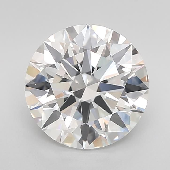 3.04ct F VS1 Rare Carat Ideal Cut Round Lab Grown Diamond