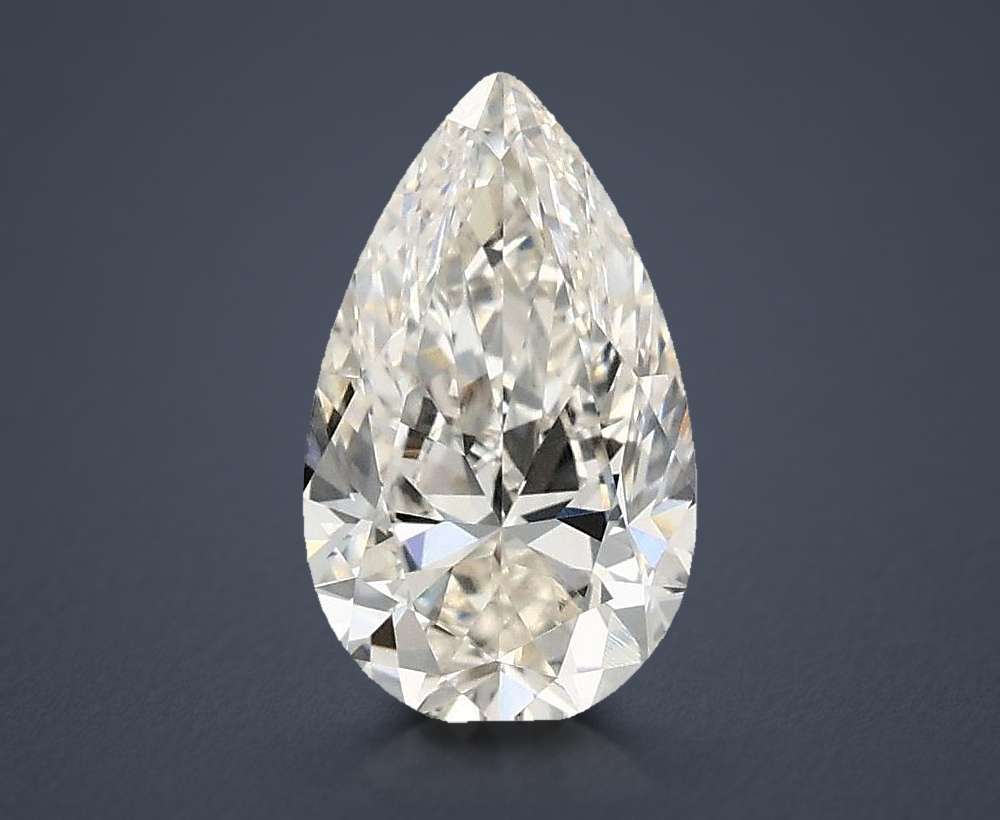 1.60 Carat Pear Natural Diamond