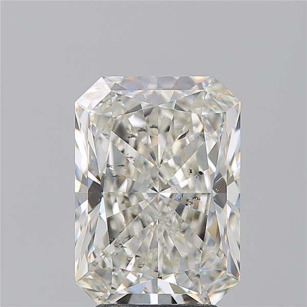 3.52ct I SI2 Rare Carat Ideal Cut Radiant Diamond