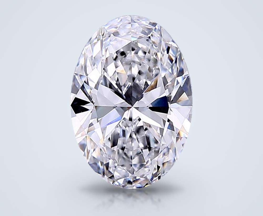 6.59 Carat Oval Lab Diamond