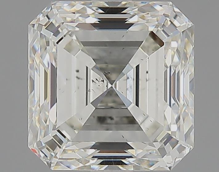 2.14ct I SI1 Rare Carat Ideal Cut Asscher Diamond