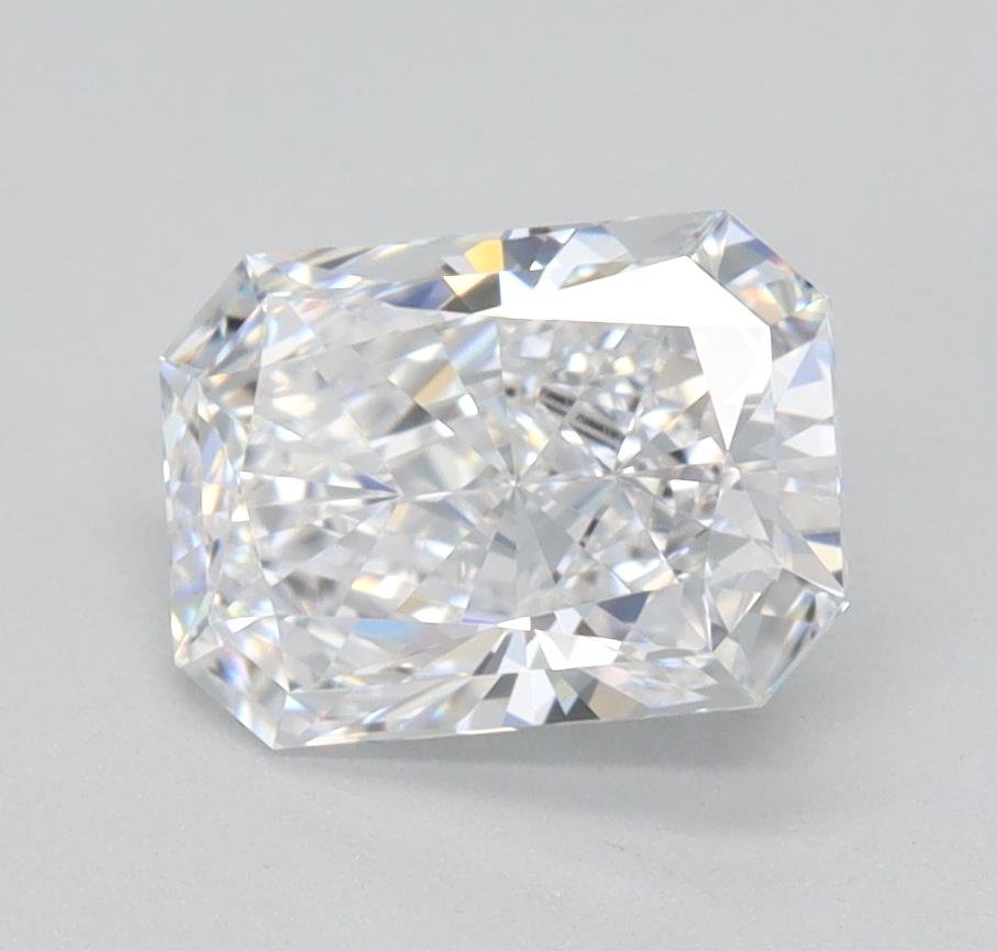 1.01ct D VVS2 Rare Carat Ideal Cut Radiant Lab Grown Diamond