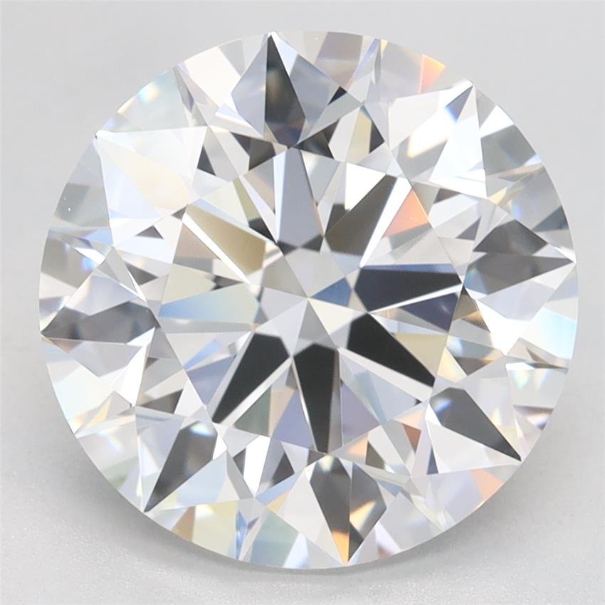 4.22ct D VVS1 Rare Carat Ideal Cut Round Lab Grown Diamond