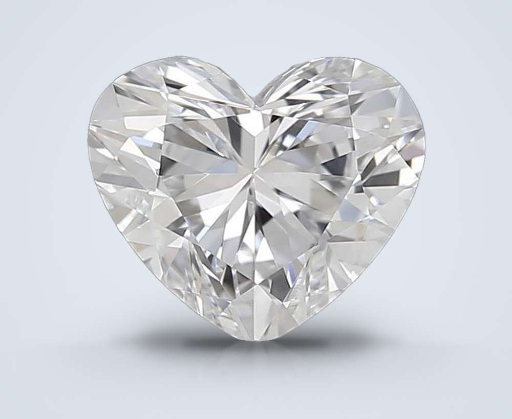 0.52 Carat Heart Lab Diamond