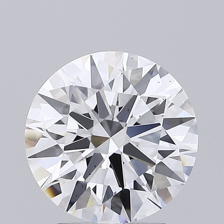 2.21ct D SI1 Rare Carat Ideal Cut Round Lab Grown Diamond