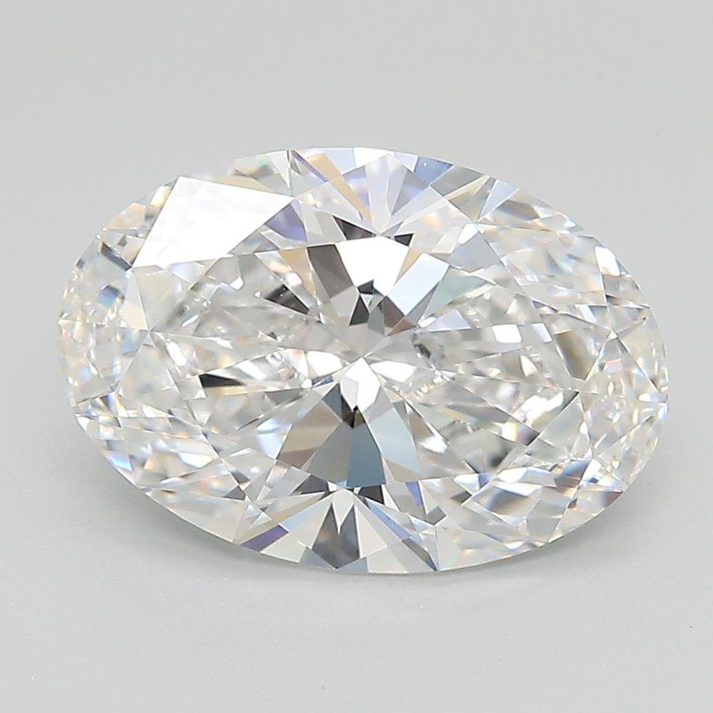 3.52ct E VVS2 Rare Carat Ideal Cut Oval Lab Grown Diamond