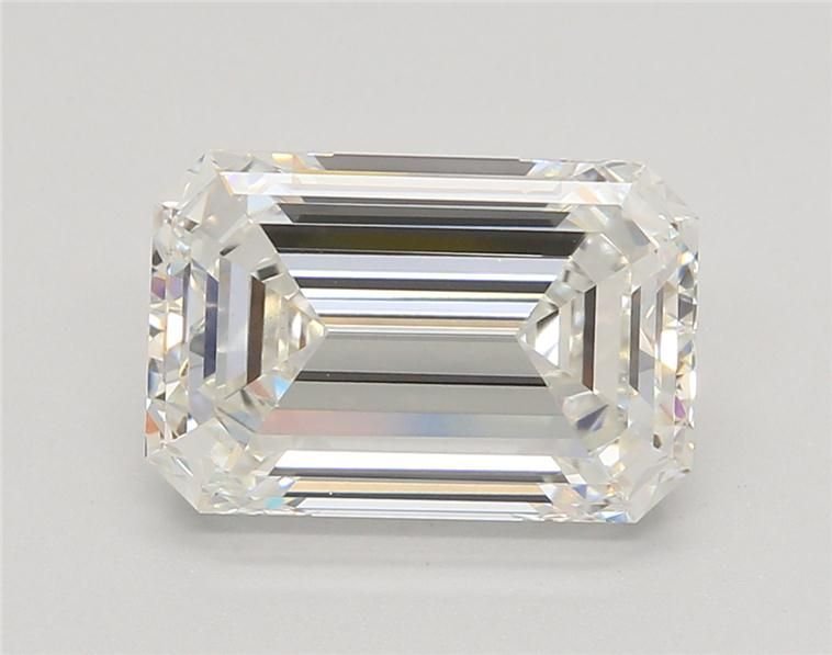 4.50ct G VS1 Rare Carat Ideal Cut Emerald Lab Grown Diamond
