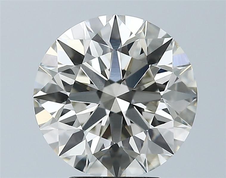 3.53ct J VVS2 Excellent Cut Round Lab Grown Diamond