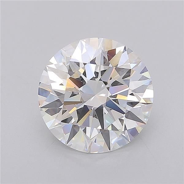 5.05ct E VVS2 Rare Carat Ideal Cut Round Lab Grown Diamond