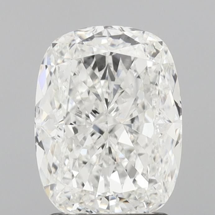 2.06ct F VVS2 Rare Carat Ideal Cut Cushion Lab Grown Diamond