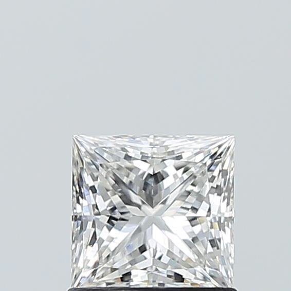 1.01ct E VVS2 Rare Carat Ideal Cut Princess Lab Grown Diamond