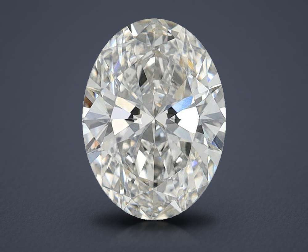 1.37 Carat Oval Lab Diamond