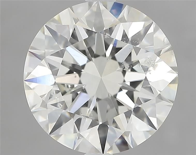 2.78ct I SI2 Rare Carat Ideal Cut Round Diamond