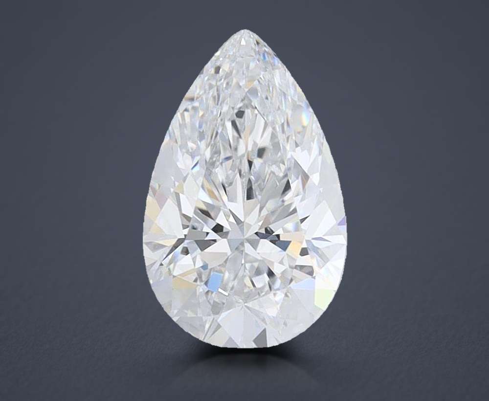 1.25 Carat Pear Lab Diamond