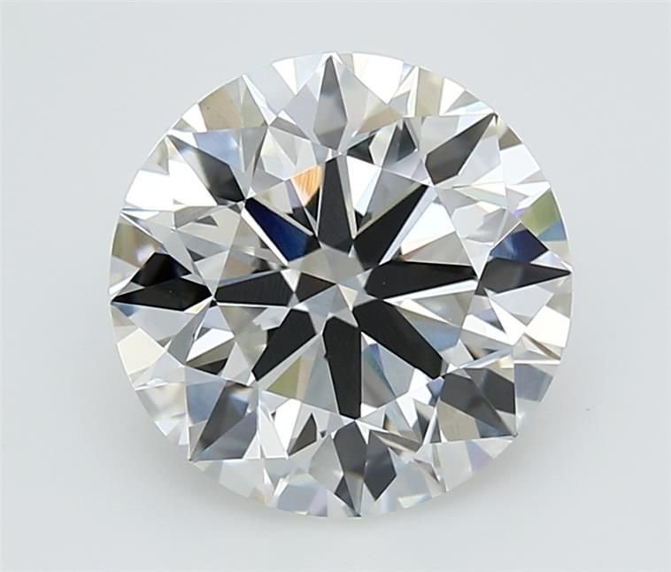 4.51ct F VVS2 Rare Carat Ideal Cut Round Lab Grown Diamond