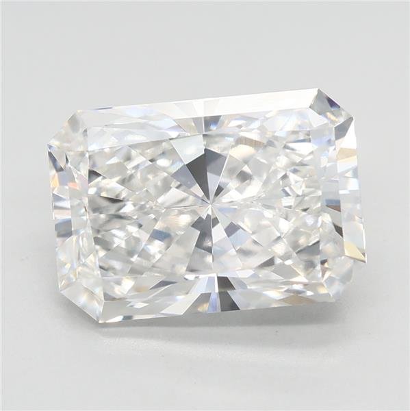3.60ct F VVS2 Very Good Cut Radiant Lab Grown Diamond