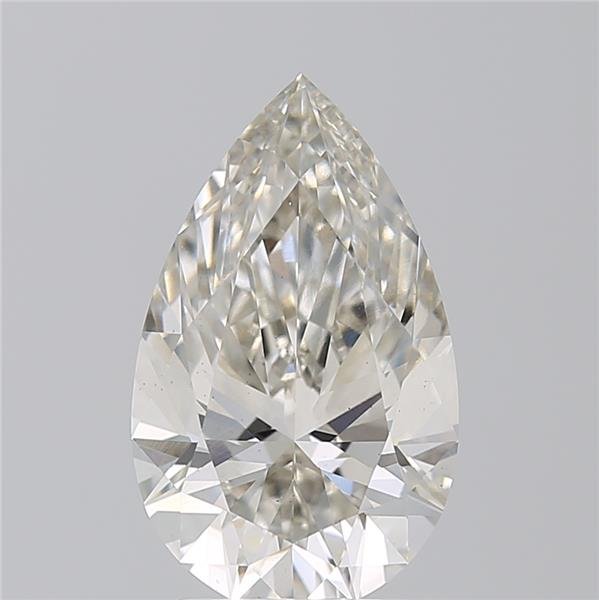 3.04ct I VS1 Rare Carat Ideal Cut Pear Lab Grown Diamond