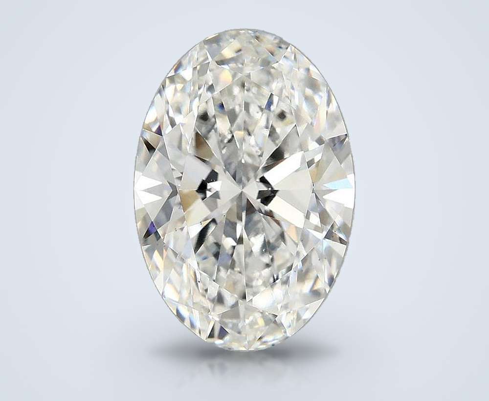 4.90 Carat Oval Lab Diamond