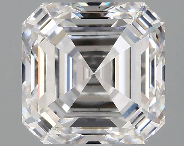 1.98ct E VS1 Rare Carat Ideal Cut Asscher Lab Grown Diamond