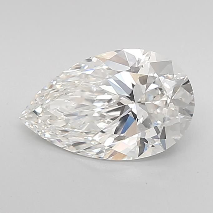 2.09ct F VS1 Rare Carat Ideal Cut Pear Lab Grown Diamond