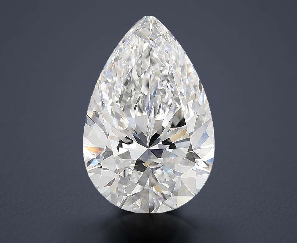 4.80 Carat Pear Lab Diamond