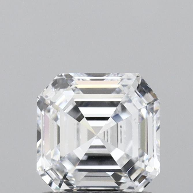 1.00ct E VS2 Rare Carat Ideal Cut Asscher Lab Grown Diamond