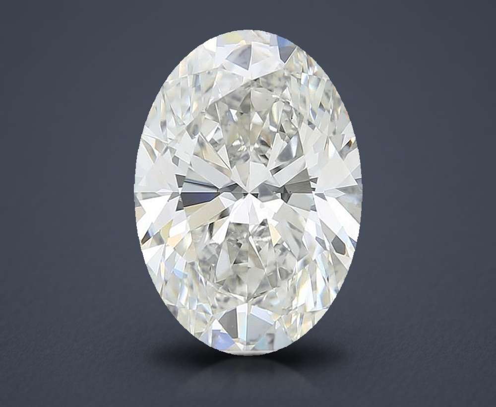 7.42 Carat Oval Lab Diamond