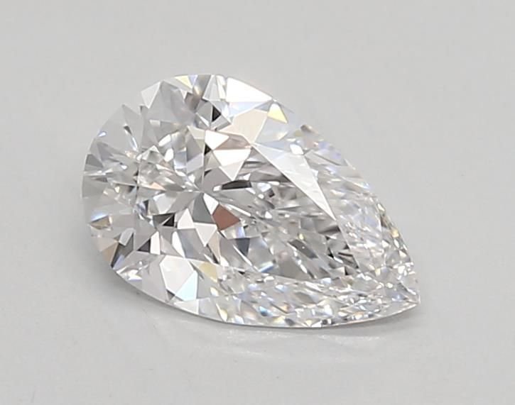 0.76ct D VVS2 Rare Carat Ideal Cut Pear Lab Grown Diamond