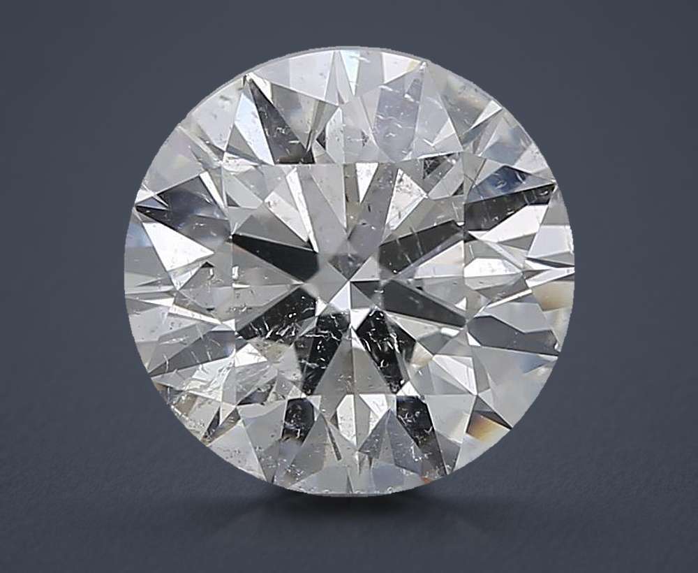 2.80 Carat Round Natural Diamond