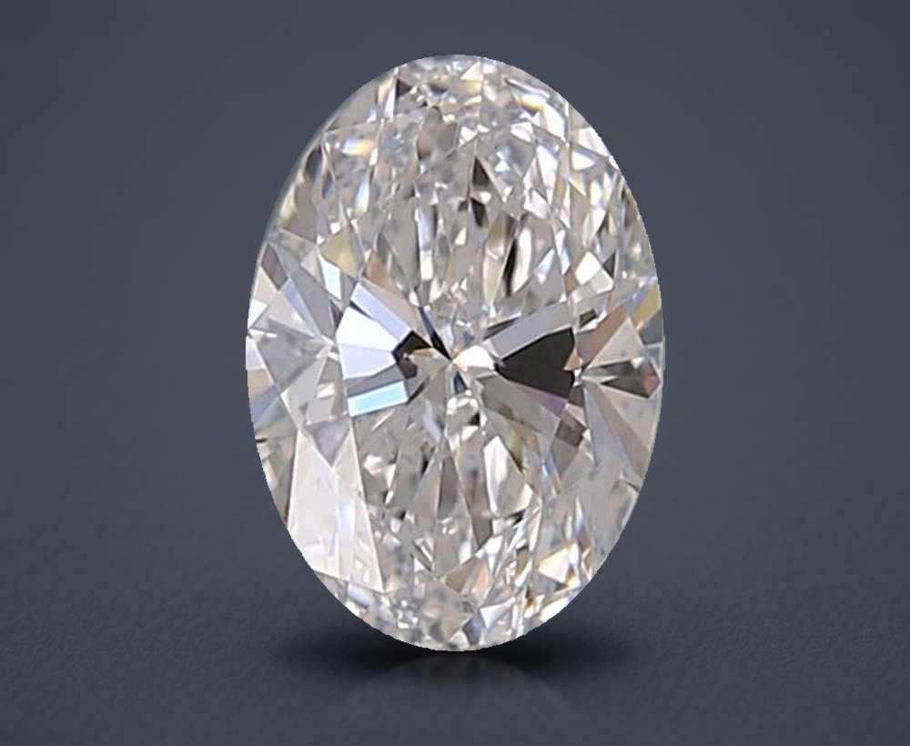 0.75 Carat Oval Lab Diamond