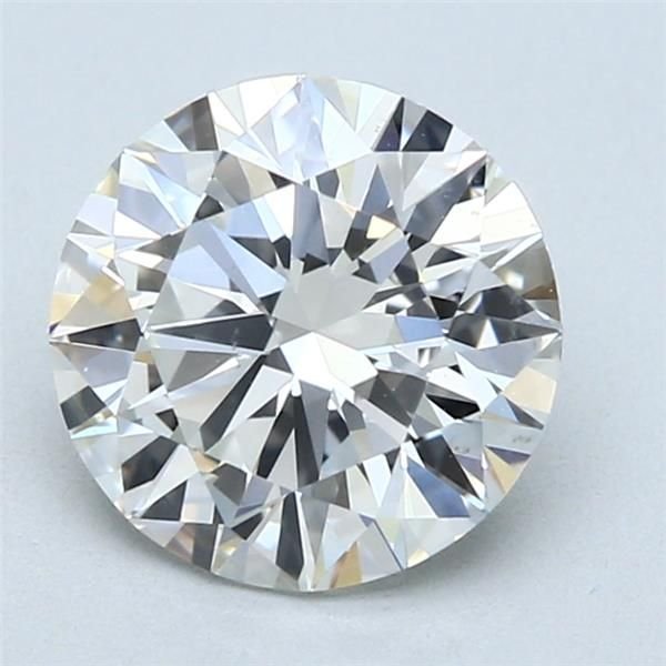 2.01ct H VS2 Rare Carat Ideal Cut Round Diamond