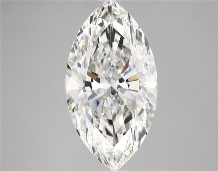 2.67ct F VS1 Rare Carat Ideal Cut Marquise Lab Grown Diamond