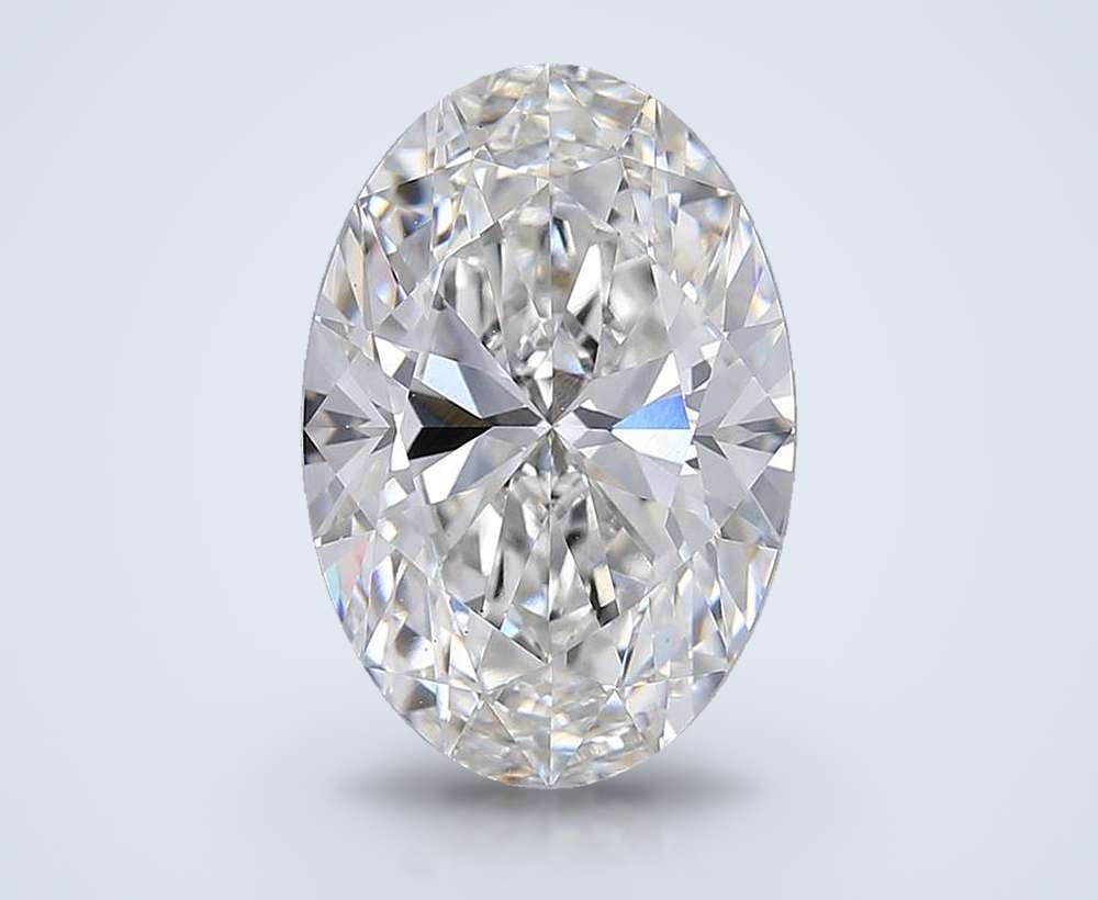 5.65 Carat Oval Lab Diamond