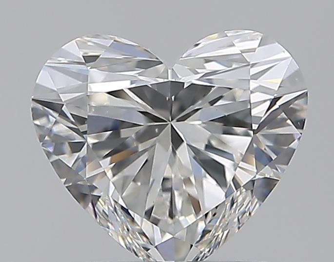 1.09ct H VS2 Rare Carat Ideal Cut Heart Diamond