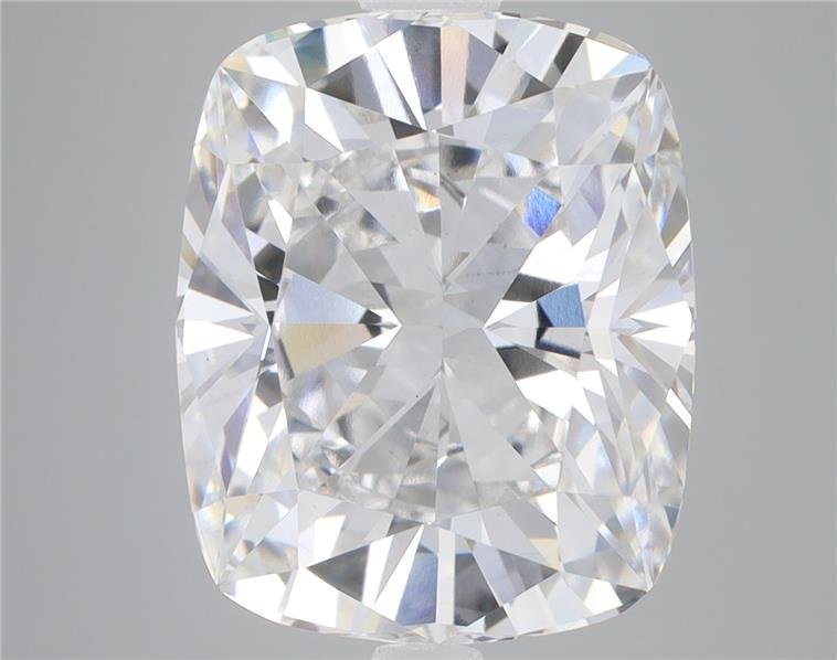 9.06ct F VS2 Rare Carat Ideal Cut Cushion Lab Grown Diamond