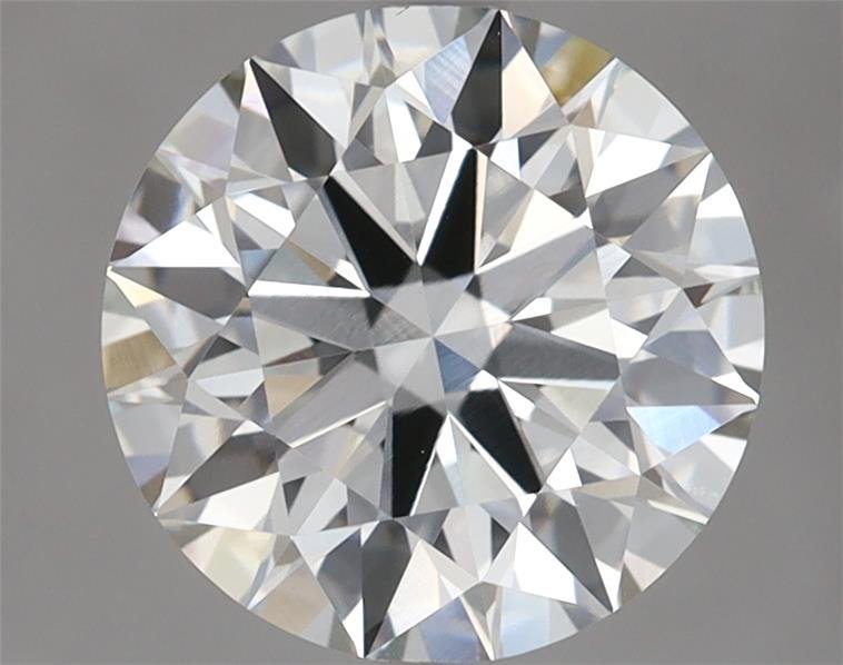 2.67ct H VVS2 Rare Carat Ideal Cut Round Lab Grown Diamond