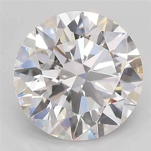 3.01ct D VS1 Rare Carat Ideal Cut Round Lab Grown Diamond