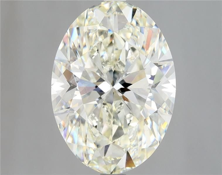 5.01ct J SI2 Rare Carat Ideal Cut Oval Diamond