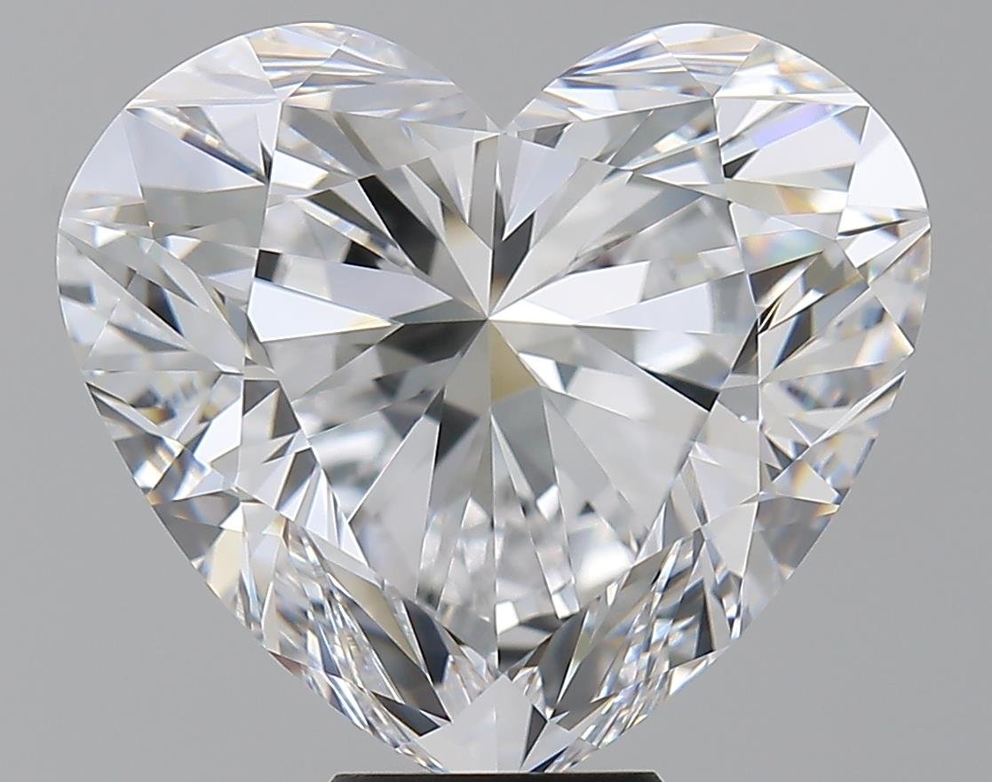 10.01ct D IF Rare Carat Ideal Cut Heart Diamond