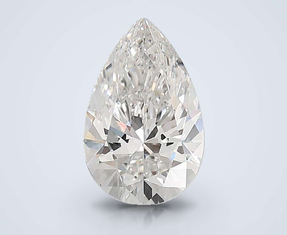 4.09 Carat Pear Lab Diamond