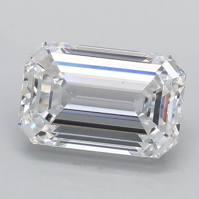 1.09ct D VS1 Rare Carat Ideal Cut Emerald Lab Grown Diamond