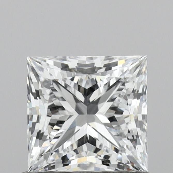 0.78ct E VVS2 Rare Carat Ideal Cut Princess Lab Grown Diamond