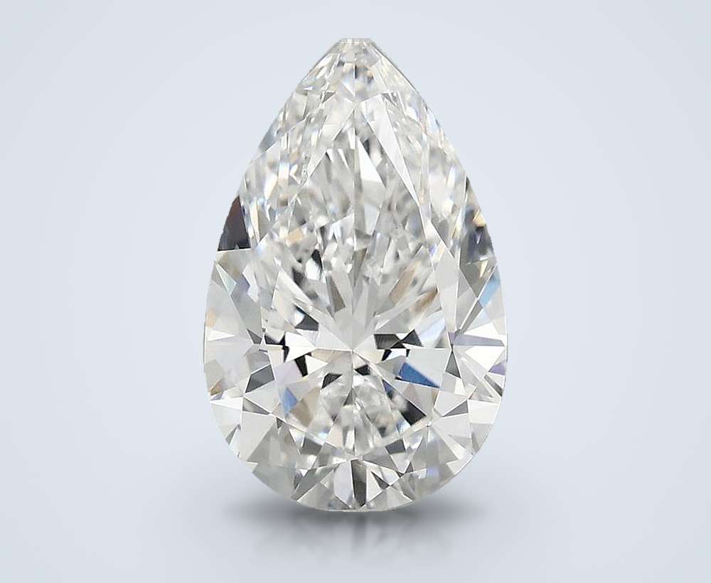3.00 Carat Pear Lab Diamond