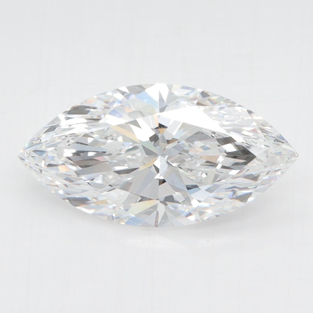 2.09ct D VVS1 Rare Carat Ideal Cut Marquise Lab Grown Diamond